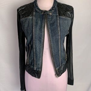 🖤JEANS & BLACK MOTO JACKET